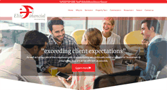 Desktop Screenshot of elitefinancialaccounting.com